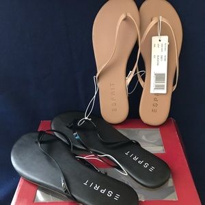NWT in box. 2 Pair of Esprit Flipflops